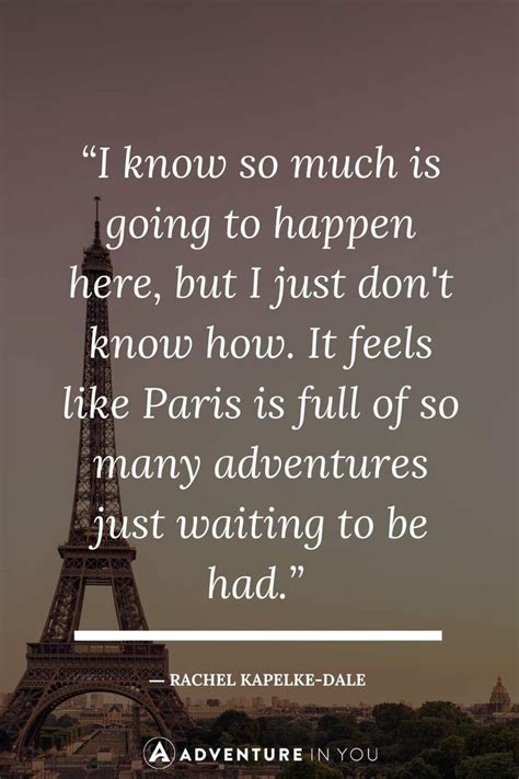 Quotes On Paris: 73 Best Paris Quotes That Will Inspire .